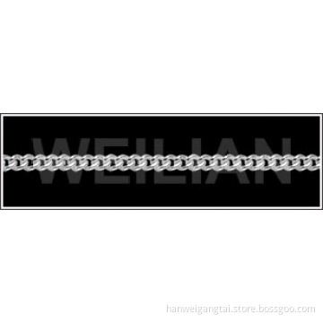 Sterling Silver Light Curb Chain, Silver Pendant Chain